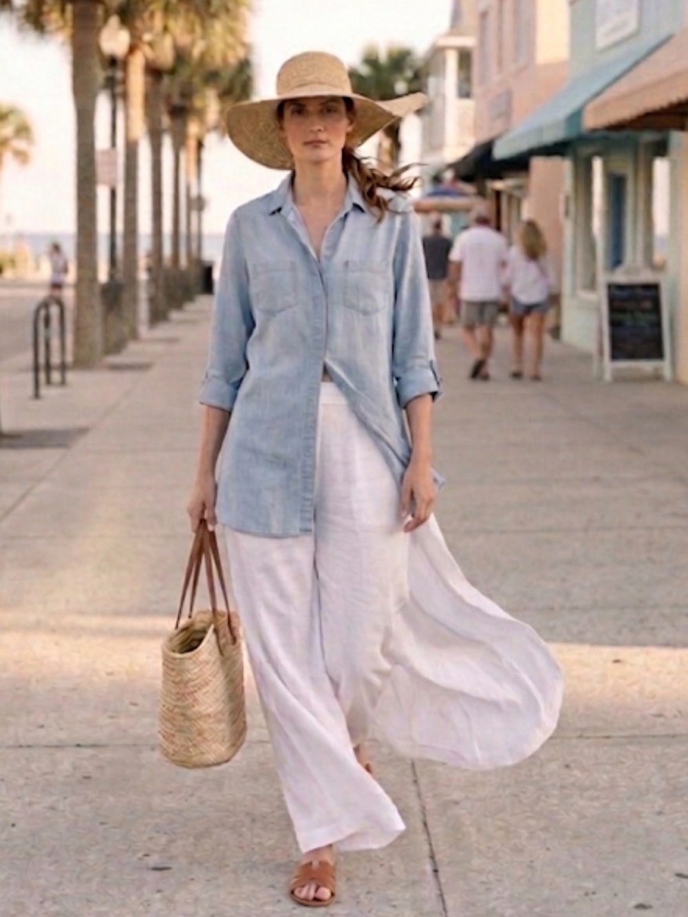 Light wash denim tencel fabric. Like new shirt tunic